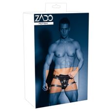 Centura castitate, Leather Chastity String, ZADO, piele naturala