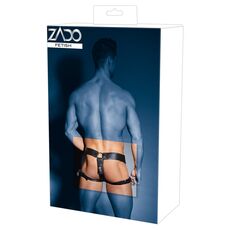 Centura castitate, Leather Chastity String, ZADO, piele naturala