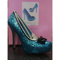 Pantofi cu toc Princess Heels Woman Shoes, Leg Avenue - Argintiu