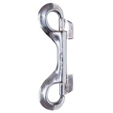 Accesoriu BDSM, Zado, Carabinier dublu, metalic, 10cm, argintiu