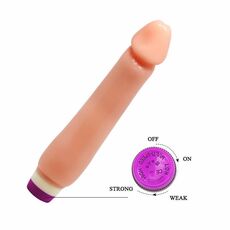 ​Vibrator Realist Multiviteza Flexibil, Waves of Pleasure, 24,5 cm