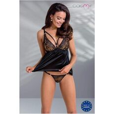 Set Pijama Femei Casmir Divine Chemise -  Negru