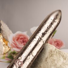 Vibrator RO 90, Rocks-Off, Glont Reincarcabil USB, Golden Rose, 16 Vibratii