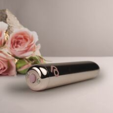 Vibrator RO 90, Rocks-Off, Glont Reincarcabil USB, Golden Rose, 16 Vibratii