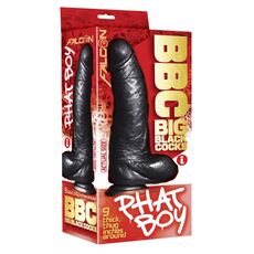 Dildo XXL, Icon Brands "Big Black Giant" 25 cm - Negru