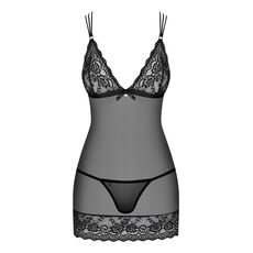 Set Lenjerie Sexy Femei Amira Obsessive - Negru