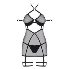 Set Lenjerie Intima Obsessive - Negru