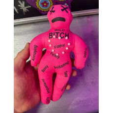 Papusa Bitch Voodoo Doll, roz