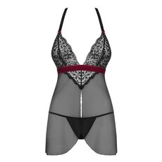 Babydoll Sexi Obsessive Rossita - Negru