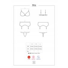 Set Lenjerie Intima Mixty Obsessive - Negru