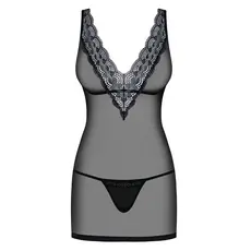 Set Camasa si Chiloti Obsessive 869 - Negru