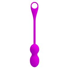 Bile Vaginale cu Telecomanda din Telefon, Elvira - Purple
