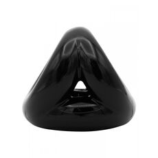 Inel Penis, Push Energy Balls - Triple Cage, negru, silicon