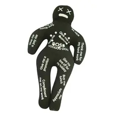 Papusa Boss Voodoo Doll, neagra