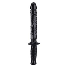Dildo Realistic Negru model sabie, Get Real, Dong The Manhandler, dildo XXL 38 cm