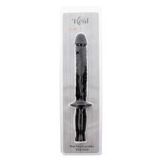 Dildo Realistic Negru model sabie, Get Real, Dong The Manhandler, dildo XXL 38 cm