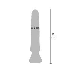 Dildo Natural Toy Joy, Dong Starter, TPE, 16 cm - detaliu design