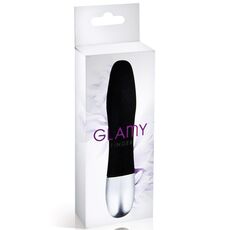 Vibrator Finger Glamy, Negru, [11cm x 2cm] - vedere frontala