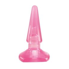 Dop anal Charmly Slim Butt Plug, 9 cm, Roz