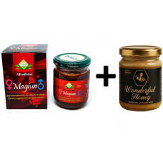 Pachet Magiun Afrodisiac Themra – Magiun Turcesc Natural pentru Potență și Energie, Borcan 240 gr.+ Miere Afrodisiaca Wonderful Honey 240g