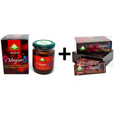 Pachet Magiun Afrodisiac Themra – Magiun Turcesc Natural pentru Potență și Energie, Borcan 240 gr.+ Magiun Afrodisiac Themra – Cutie 12 Plicuri