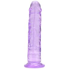 Dildo Loving Joy, cu ventuza, violet, 19 cm