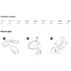 Vibrator Cupluri We-Vibe »Sync Go« Violet, Tester - culoare si material