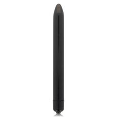 Vibrator Glossy Thin Vibe Deep Negru, 16,5 cm - detaliu design