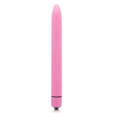 Vibrator Glossy Thin Vibe Deep Roze Lucios - detaliu design