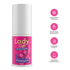 Crema Stimulatoare Intimateline "Lady Gel" 30 ml - vedere frontala
