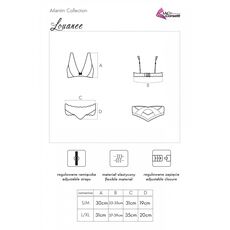 Set Lenjerie Intima Louanee Livia Corsetti - Negru