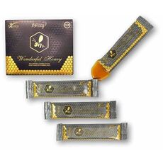 Miere Afrodisiaca Wonderful Honey – 3 Plic x 12g – Energie Rapida si Potenta Naturala - vedere frontala