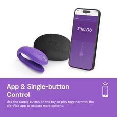 Vibrator Cupluri We-Vibe »Sync Go« Violet, Tester - vedere laterala
