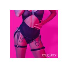CalExotics Euphoria Collection Thigh Harness With Chains - Negru