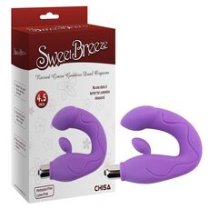 Vibrator Punctul G Dual - Raised Grain Goddess Dual orgasm - Purple