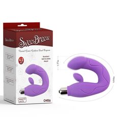 Vibrator Punctul G Dual - Raised Grain Goddess Dual orgasm - Purple
