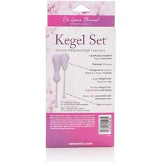 Set bile silicon CalExotics, Weighted pentru Exercitii Kegel - Purple, 0.37 kg