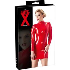Rochie Mini Latex - Rosu