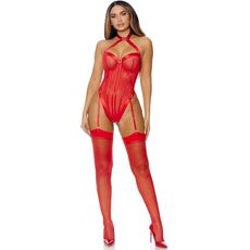Set de lenjerie intimă Forplay Gold Status Body pentru femei - Rosu
