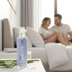Lubrifiant pe bază de apă cu infuzie de aloe vera Loving Joy Slide 250 ml