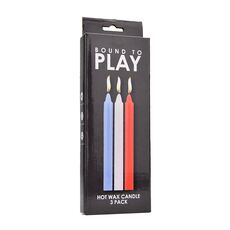 Set 3 Lumanari Ceara Rece Bound to Play, Hot Wax Candles