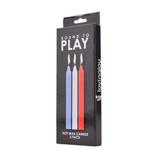 Set 3 Lumanari Ceara Rece Bound to Play, Hot Wax Candles