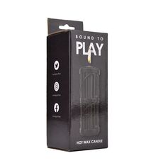 Lumanare Hot Wax Candle, Bound to Play - Negru