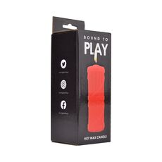 Lumanare Hot Wax Candle, Bound to Play - Rosu