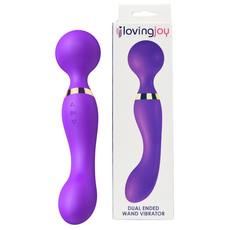 Aparat Masaj Loving Joy Dual Ended Wand -20 Viteze, 8 Vibratii - Violet