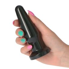 Diamond Anal Plug, Toyz4Lovers, Negru, silicon, 12,4 cm x 3,6 cm