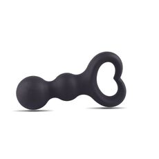 Plug anal Heart Clip Tip, Toyz4Lovers, Negru