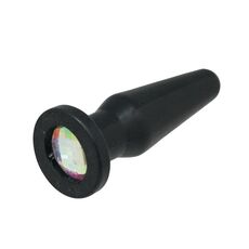 Diamond Anal Plug, Toyz4Lovers, Negru, silicon, 12,4 cm x 3,6 cm