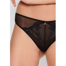 Chiloti Femei Black Flower LingaDore - Negru