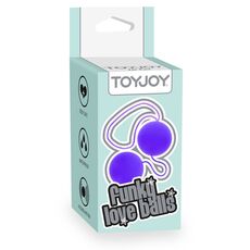 Bile Vaginale Kegel ToyJoy "Funky Love Balls" 21 cm - Violet##